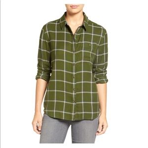 Treasure & Bond flannel boyfriend shirt